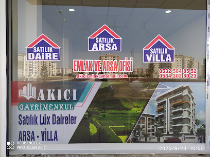 AKICI GAYRİMENKUL EMLAK ARSA OFİSİ