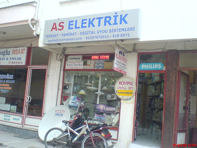 AS ELEKTRİK -(salim yavas) tesisat tamirat-malzeme satış-uydu anten -kamera guvenlik-solar enerji sistemleri