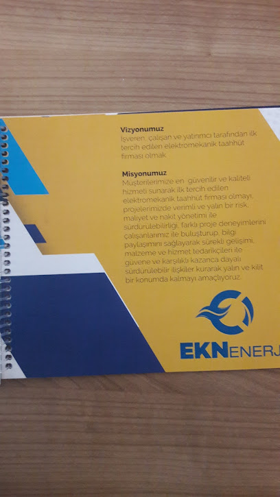 EKN ENERJİ İNŞAAT TAAHHÜT SAVUNMA SAN. VE TİC. LTD. ŞTİ.
