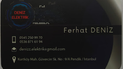 ELEKTRİKÇİ TADİLATCI DEKARASYONCU DENİZ ELEKTRİK